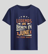 Born in June Half Sleeve T-Shirt